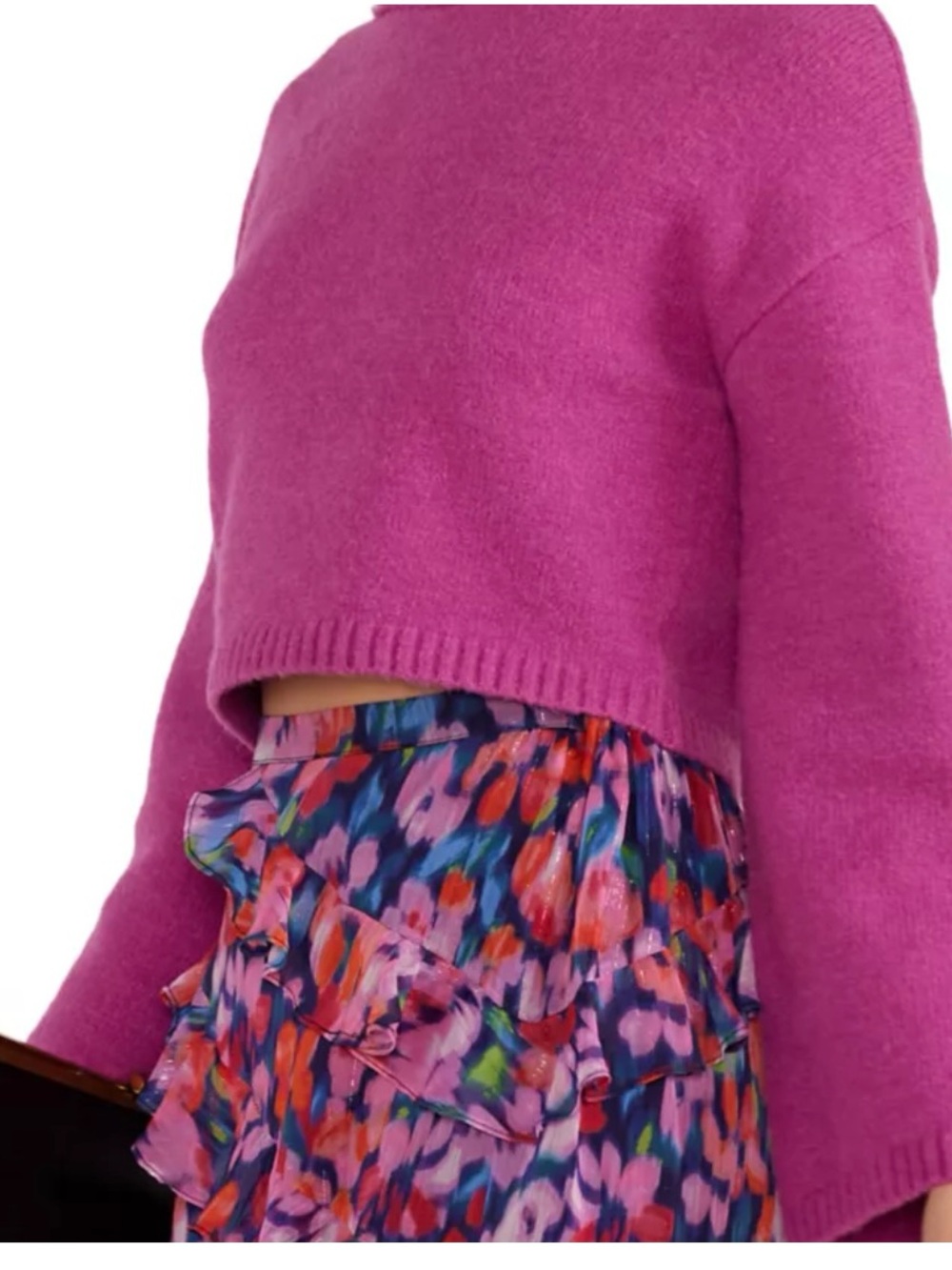 MINKPINK Women's Elissa Cropped Sweater Size Small